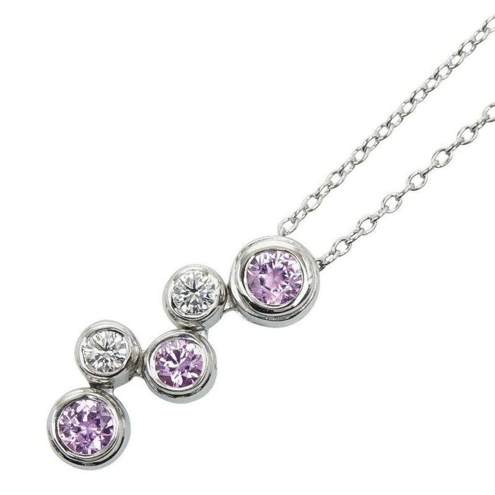 Tiffany & Co Bubble Platinum 950 Necklace Silver